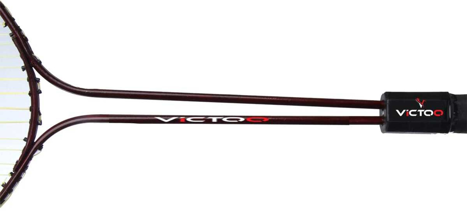 Image of VICTOO Double shaft badminton racket set of 2 Black Unstrung Badminton Racquet (Pack of: 1, 120 g)