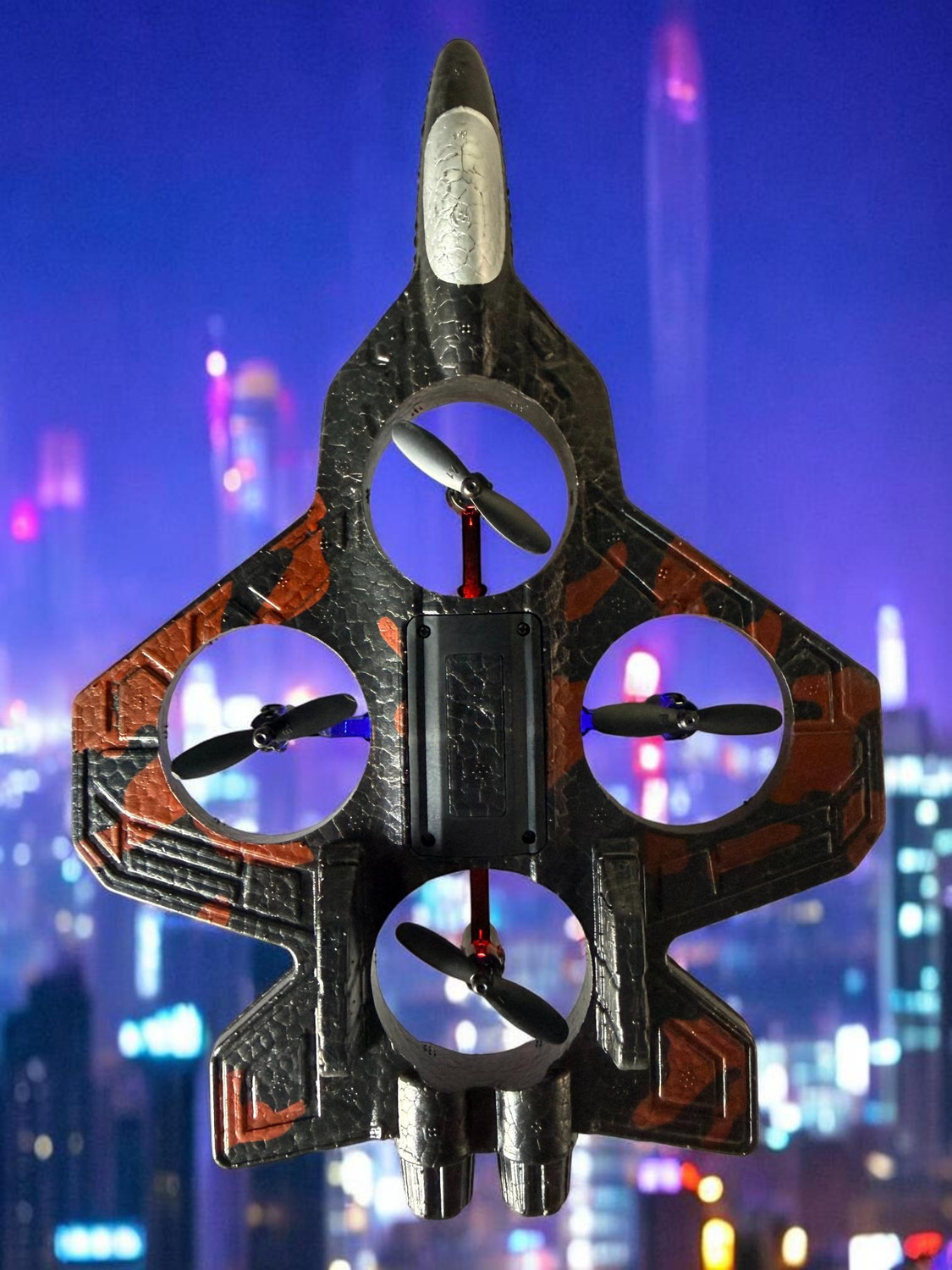 Image of Dorytoys Rechargeable Jet Fighter Toy Drone with Unique Aircraft Design (Multicolor)