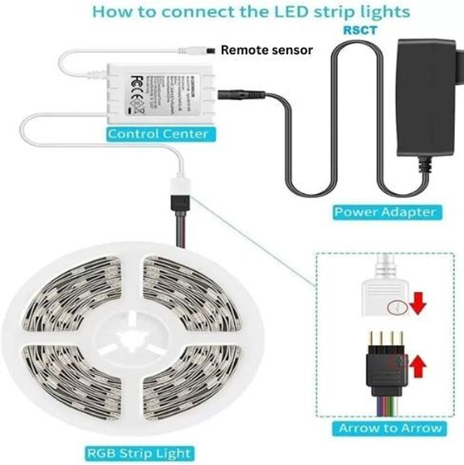 Image of Enormity 300 LEDs 4 m Multicolor Color Changing Strip Rice Lights (Pack of 1)