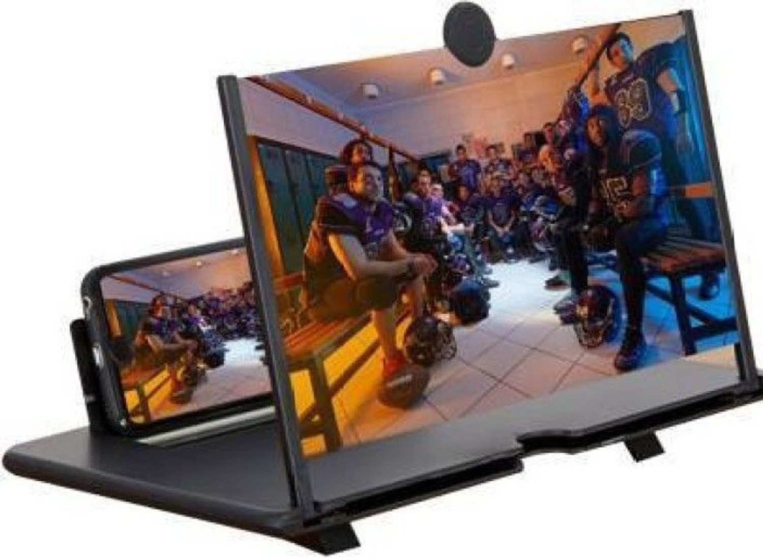 Image of Gribbtor 12 inch 3 times screen magnifier fresnel mirror HD vivoppox Screen Expander Phone