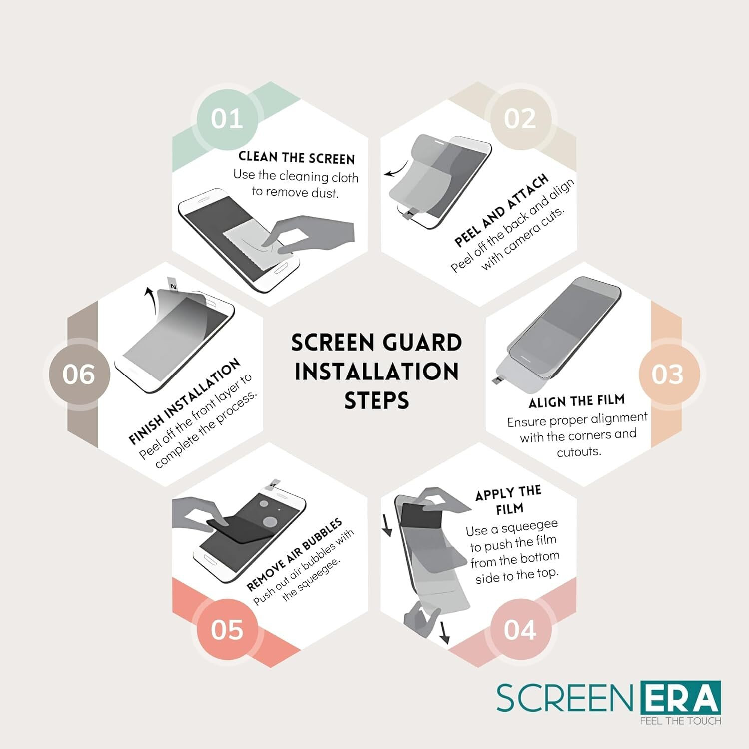 Image of ScreenEra Screen Guard for Google Pixel 9a Mobile - Matte Finish (Not a Tempered Glass) without Black Border (Pack of 1)