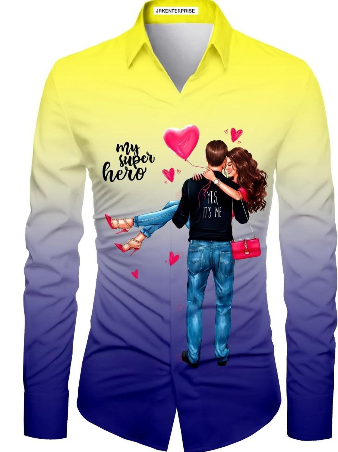 Image of Vexlor Men Regular Fit Solid Spread Collar Casual Shirt