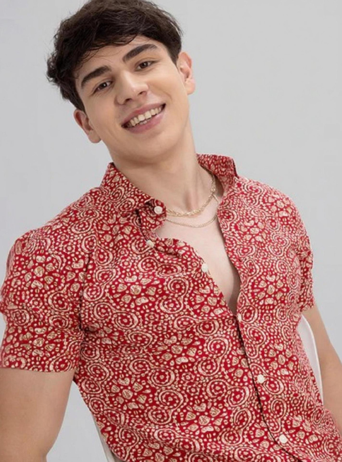 Image of CAMPUS SUTRA Men Regular Fit Printed Spread Collar Casual Shirt