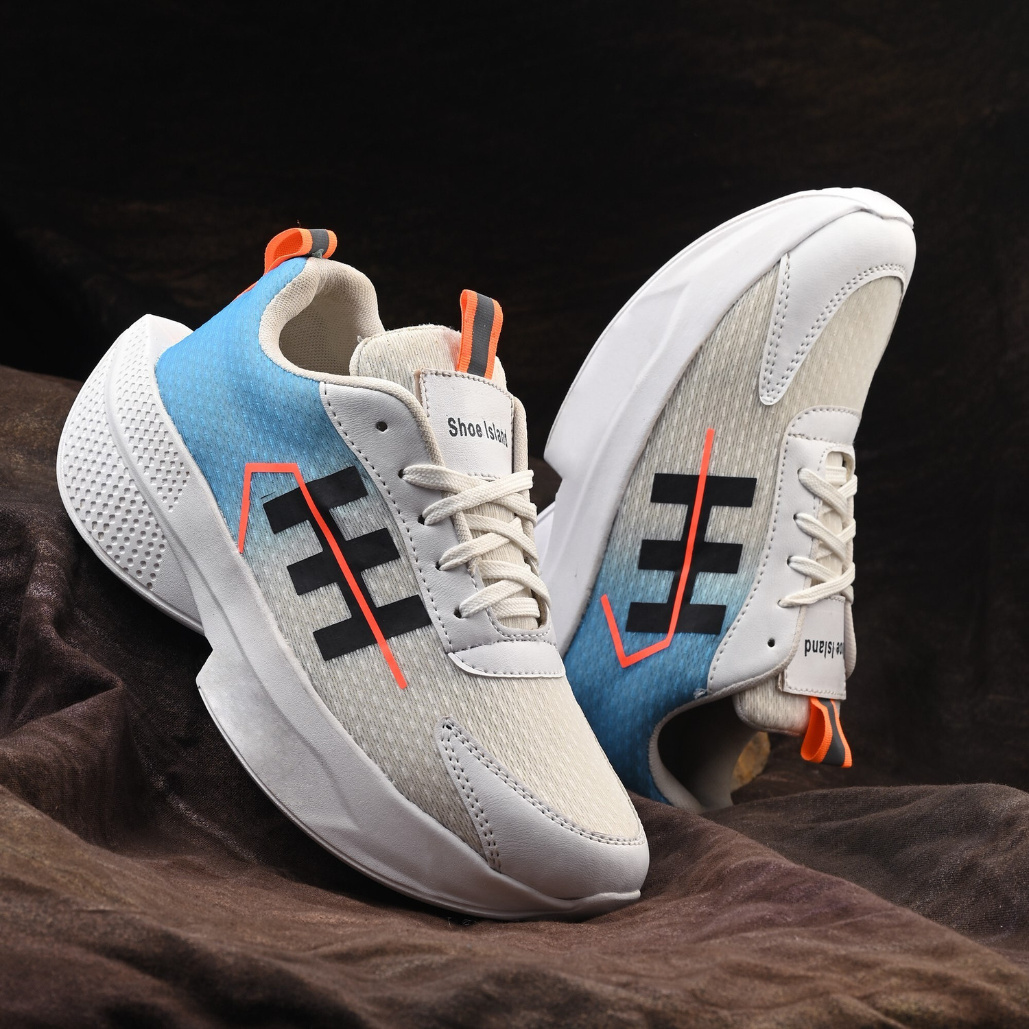 Shoe Island Chunky Sports Shoes For Men (White) - Image 6