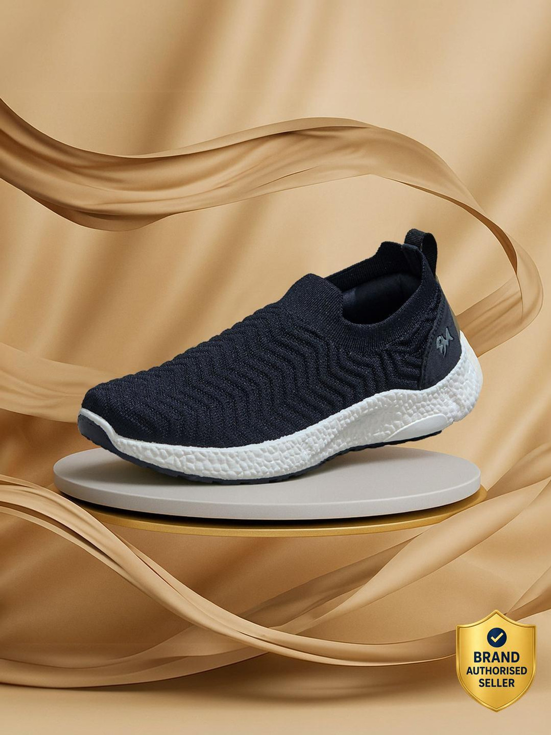 Image of Plaeto EZPlay Walking Shoes | Comfortable Lightweight with Breathable Mesh Slip On Sneakers For Men (Blue, Grey , 8)