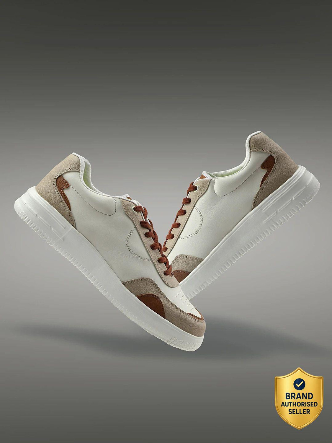 LIBERTY Casual Outdoor Sneakers For Men Brown - Image 6
