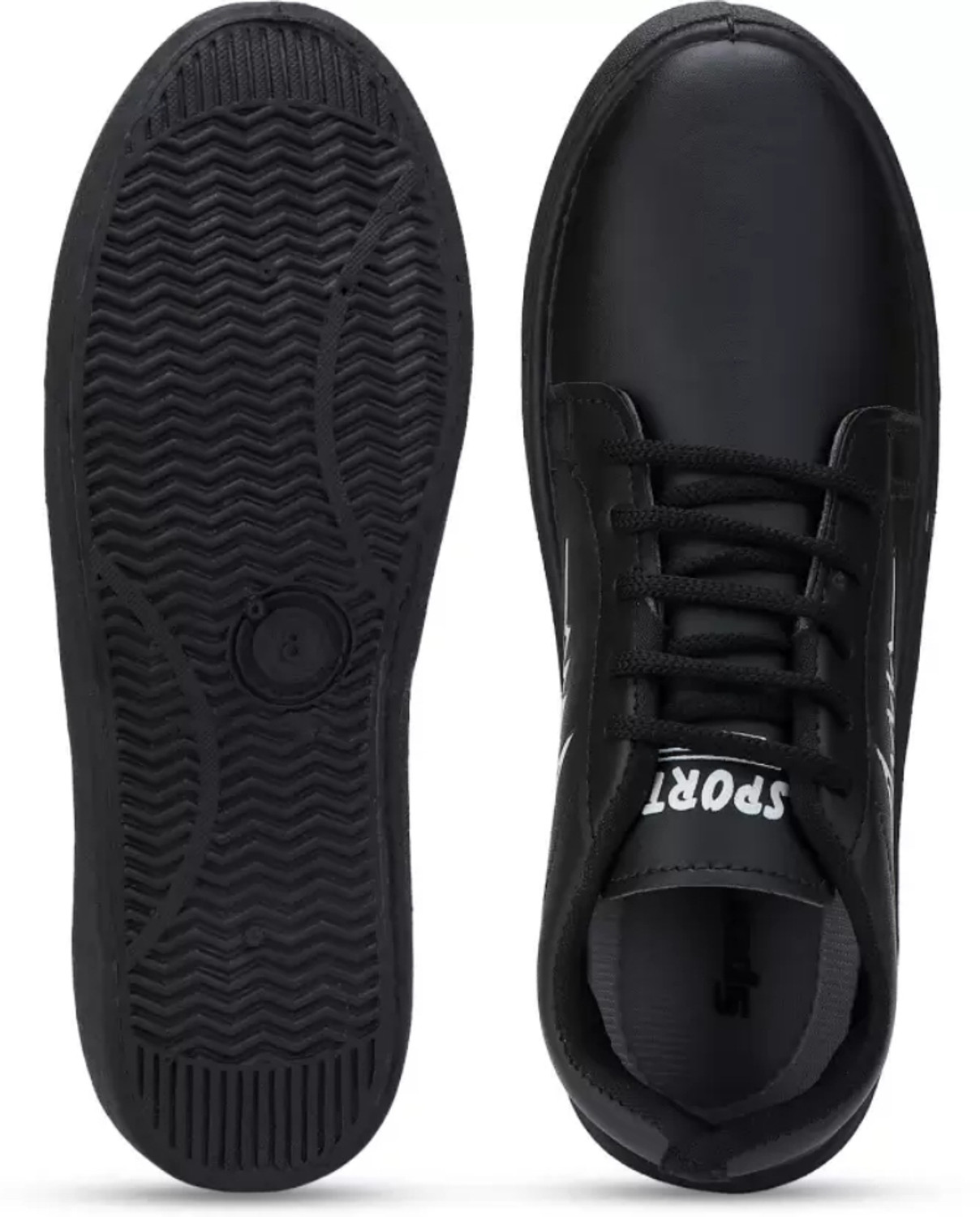 Image of JOOTIYAPA PREMIUM CASUALS SNEAKER SHOES FOR MEN Sneakers For Men (Black , 10)
