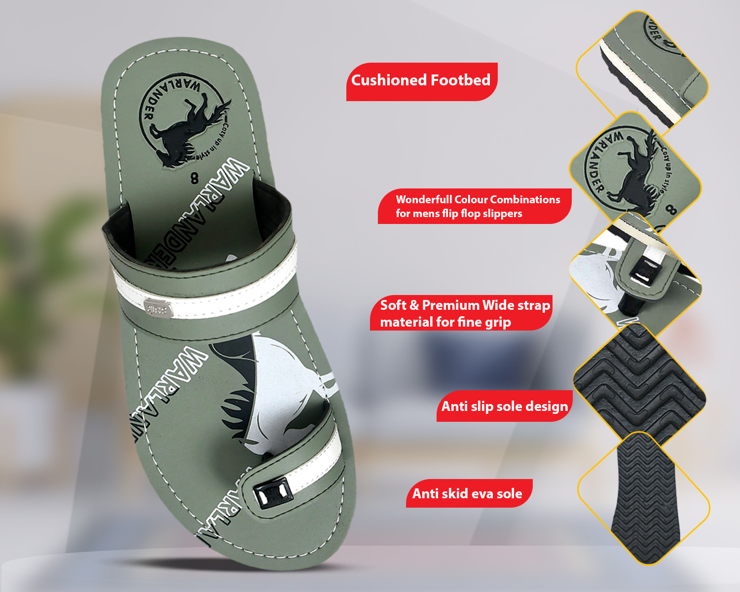 Image of WARLANDER Slippers