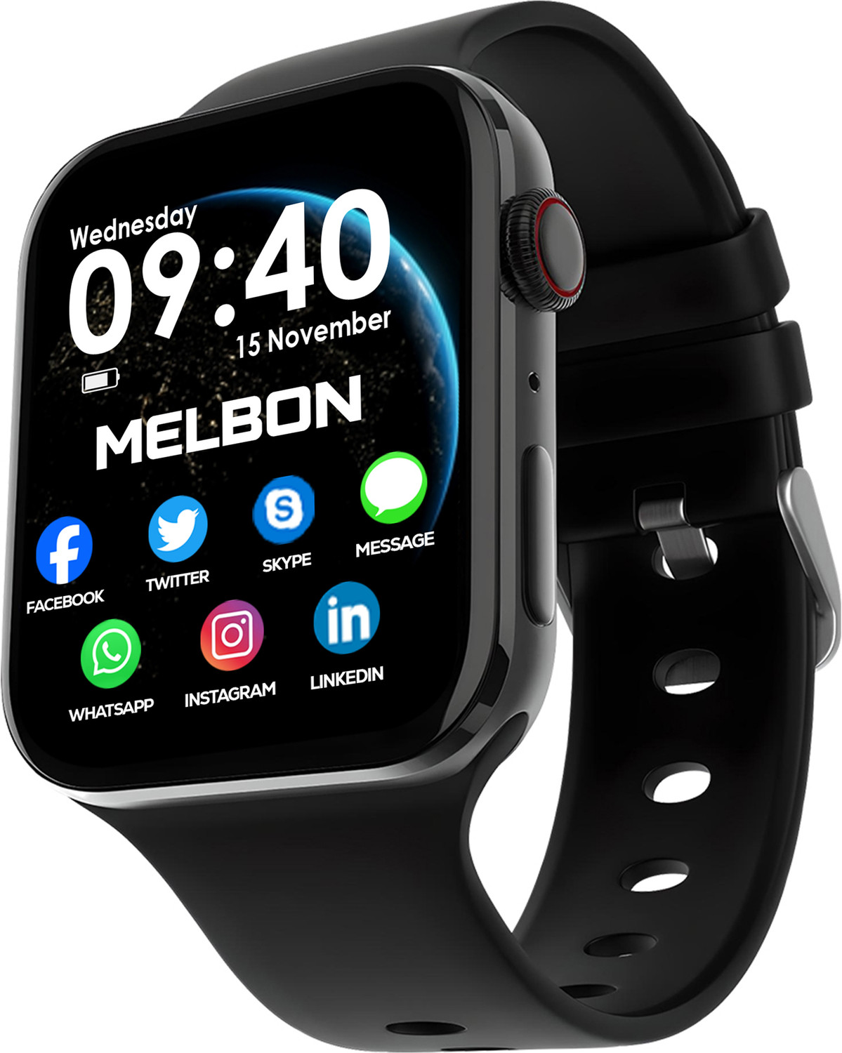 Melbon T-Storm Black-A1 Smartwatch - Image 1