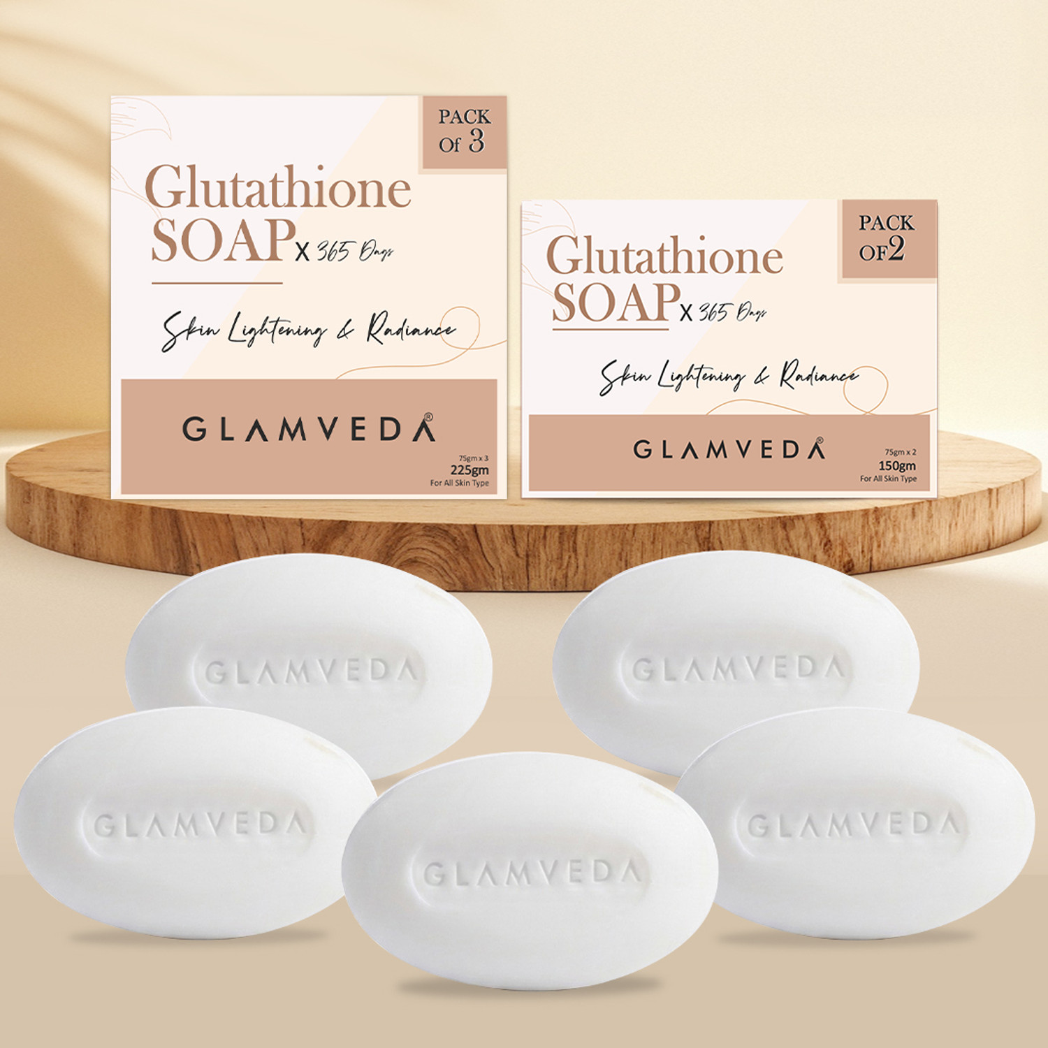 Price History of Glamveda Glutathione & Kojic Acid Soap - Pack of 4 from  TatacliQ 2190_3078909