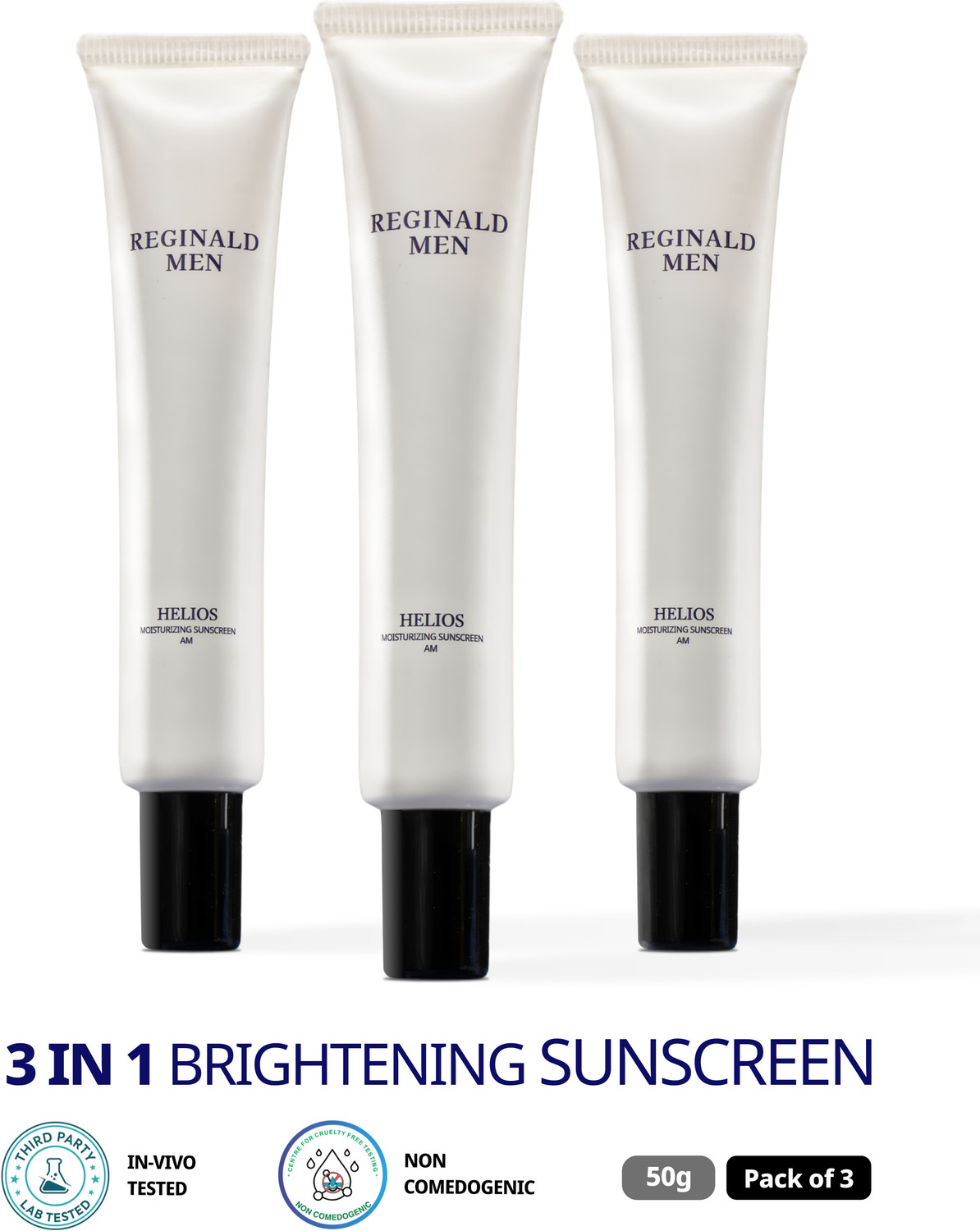 Reginald Men Sunscreen SPF 50+ PA++++ 50g - Image 1