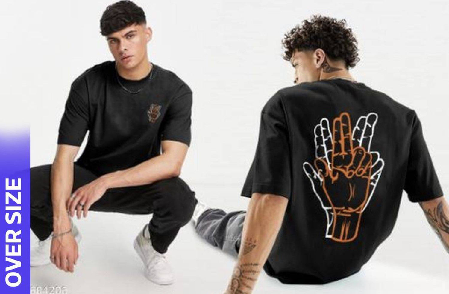 YUVAA TRENDZ Printed Men Black T-Shirt Price in India - Buy YUVAA TRENDZ Printed...