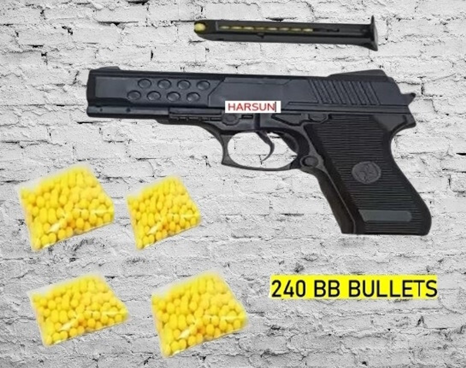 Image of Aaron Toy's Electric Automatic Gel Ball Blaster Toy Gun with Ammo | High-Speed Shooting Guns & Darts (Blue)