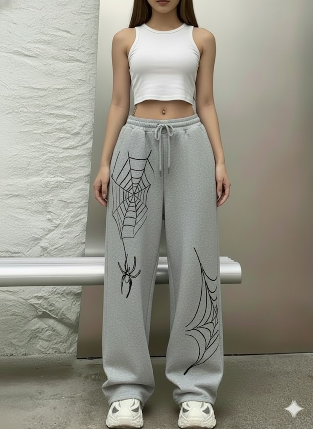 Image of Christy World Women Printed Pink Track Pants