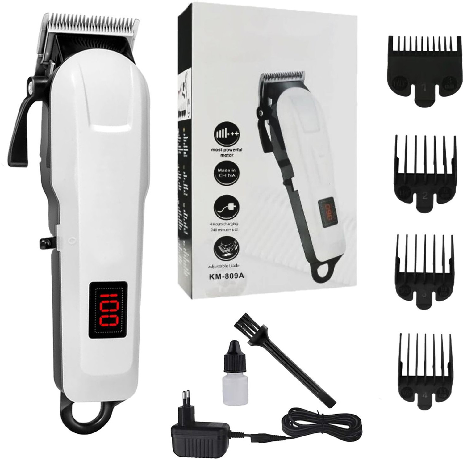 Image of NOVA NHT 1046 /010 Trimmer 30 min Runtime 3 Length Settings (Black)