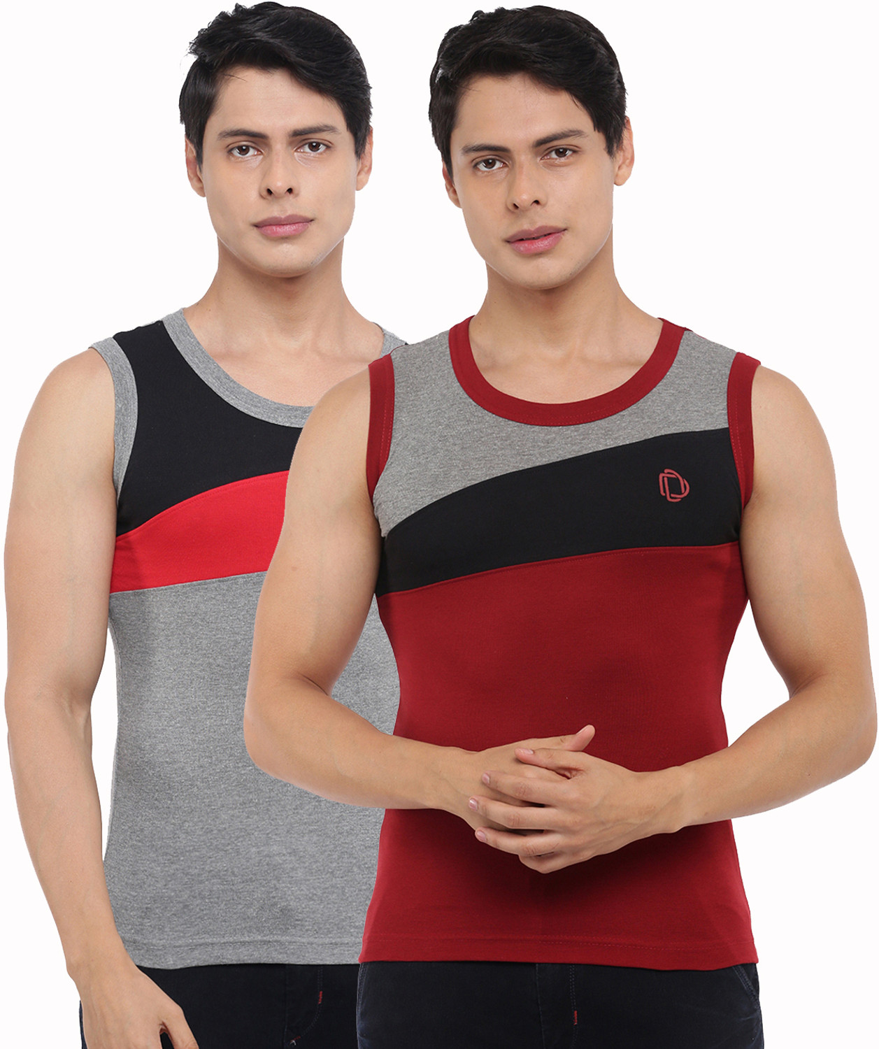 Image of shiv - naresh Pack of 2 Men Vest Men Vest