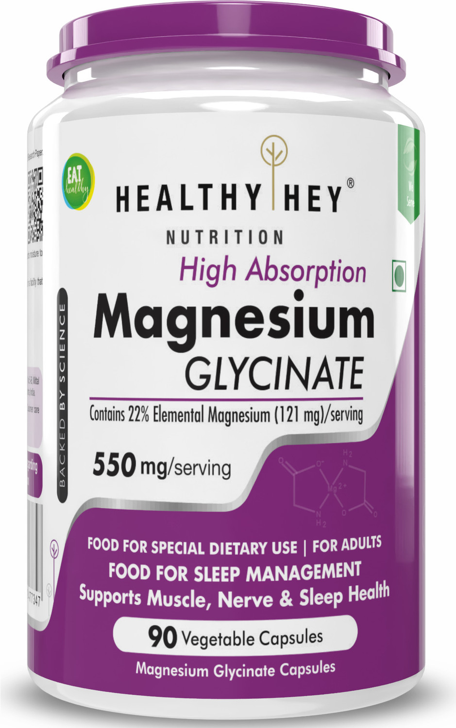 Image of HealthyHey Nutrition Triple Strength Fish Oil Omega 3 Burpless (600 EPA & 400 DHA) (90 Capsules)