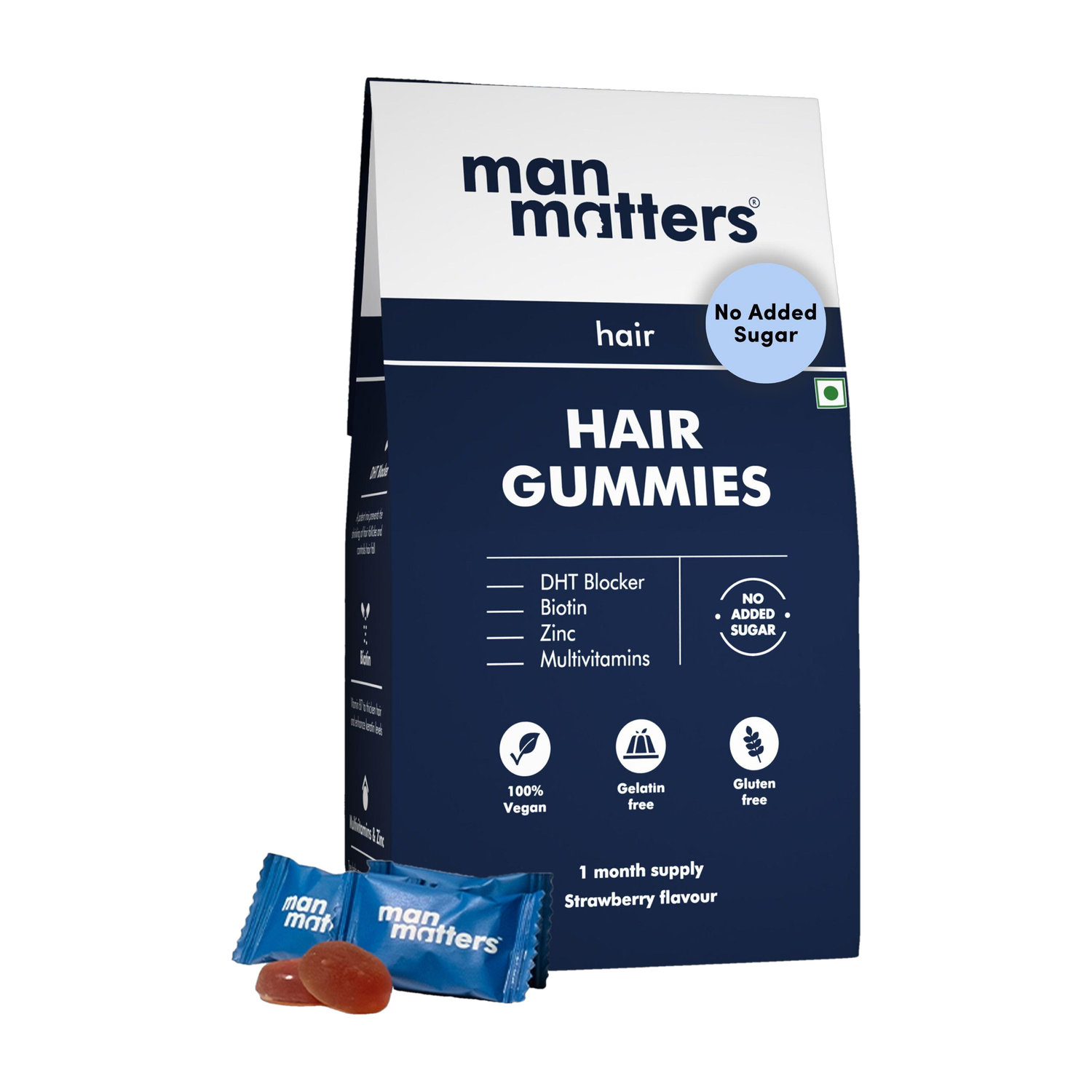 Man Matters Biotin Hair Gummies - Image 1