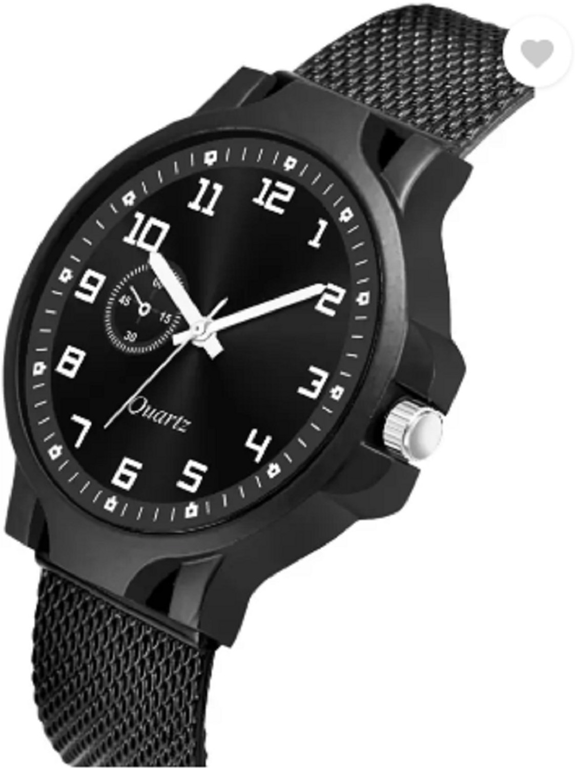Image of KU Analog Watch - For Men New Arrival Black dial and Black PU Belt Analog Watch - For Boys