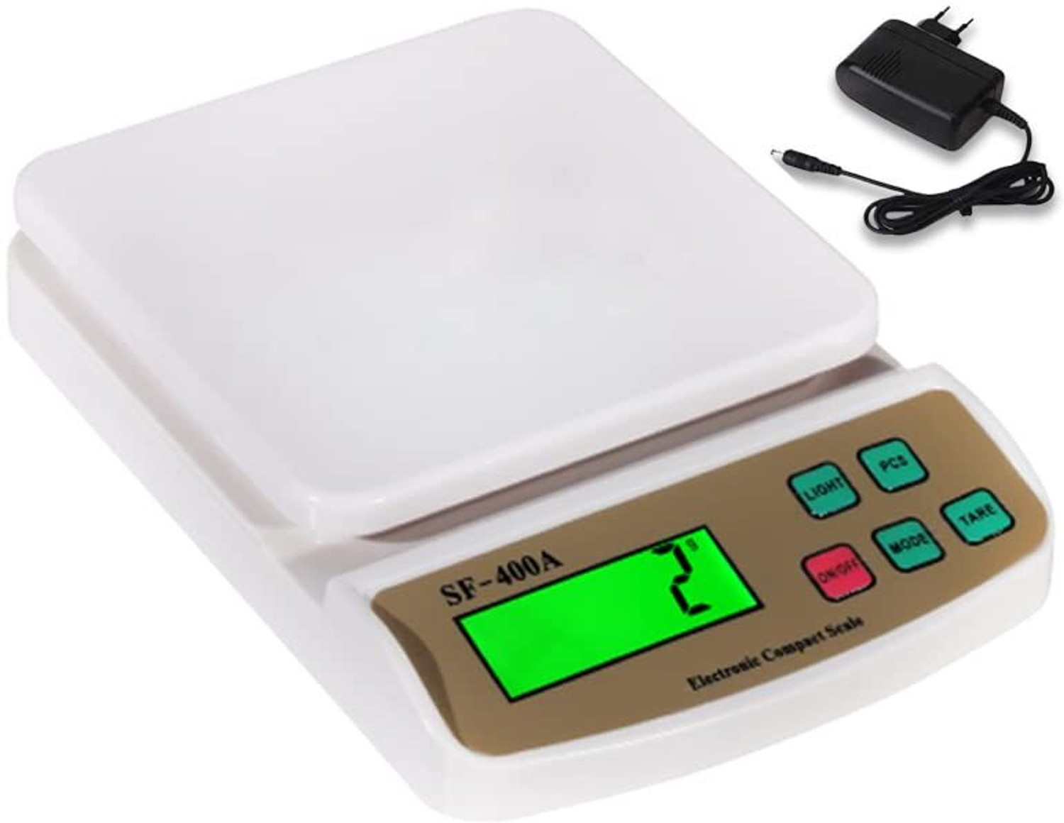 ACU-CHECK Kitchen Weighing Scale with Tare Function SF 400A with Adaptor 10 kg Weighing Scale Price in India - Buy ACU-CHECK Kitchen Weighing Scale with Tare Function SF 400A with Adaptor 10 kg Weighing Scale online at Flipkart.com