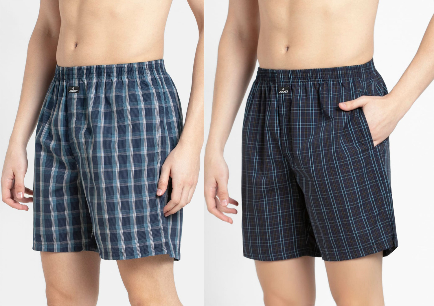 Image of JOCKEY Pack of 2 Checkered Men Boxer
