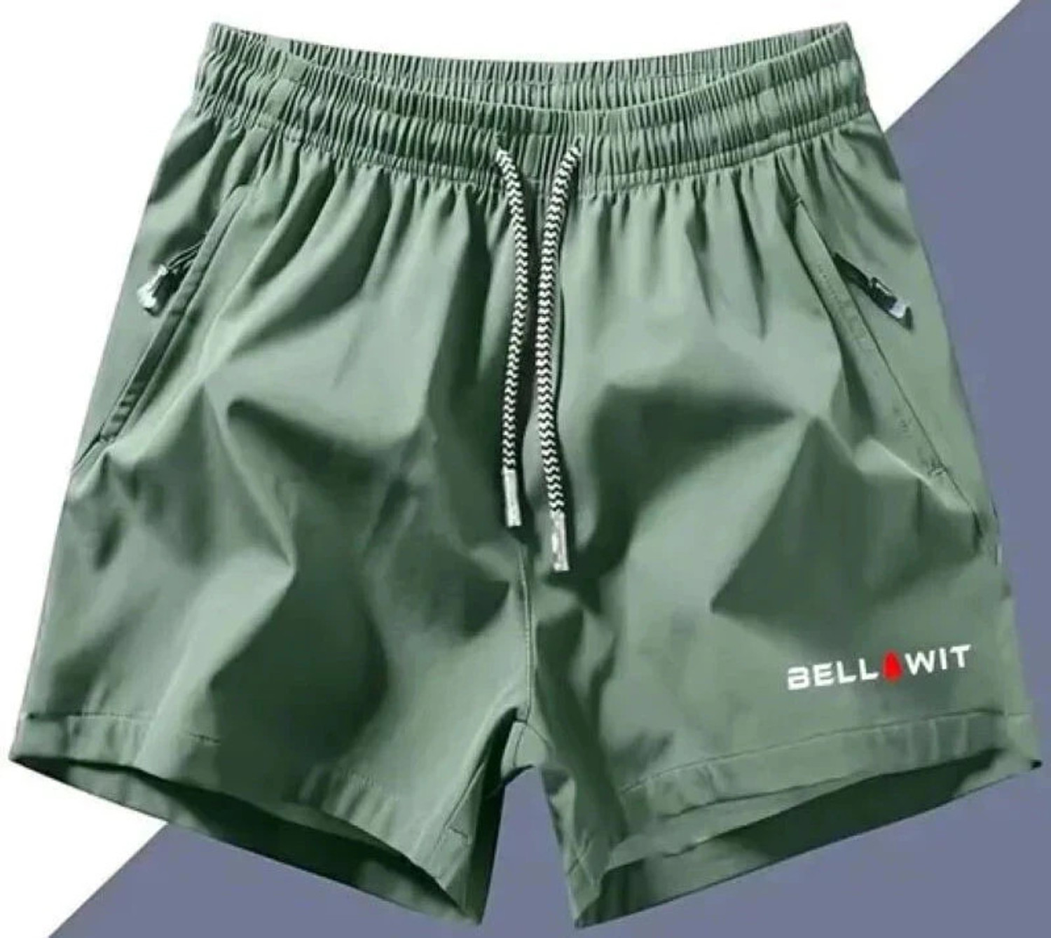 Image of Bellwit Solid Men Black Sports Shorts