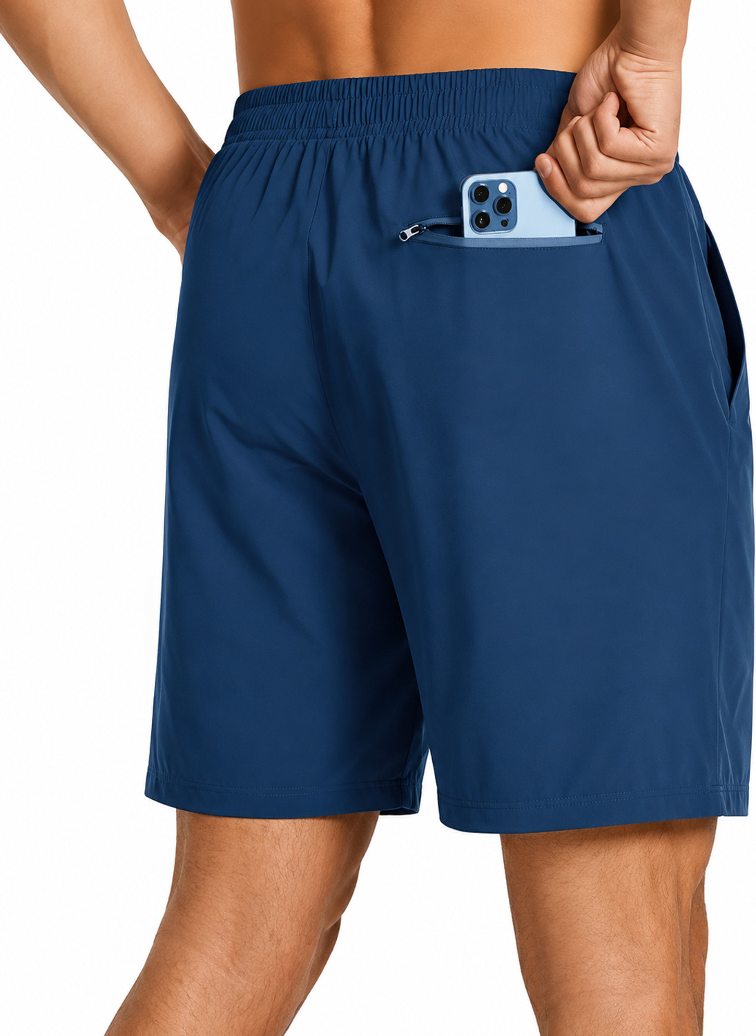 Image of Bellwit Solid Men Black Sports Shorts