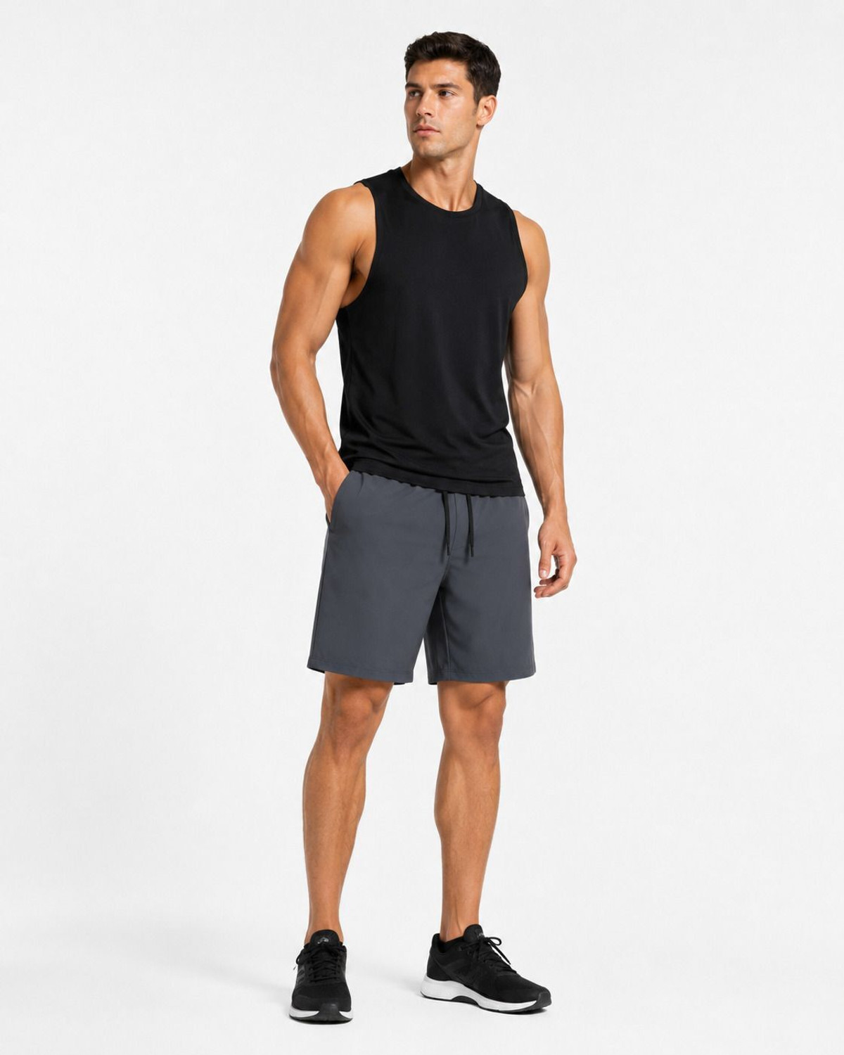 Image of Bellwit Solid Men Grey Casual Shorts