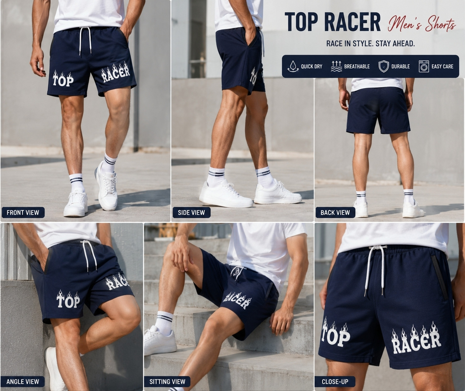 Image of Bellwit Solid Men Black Sports Shorts
