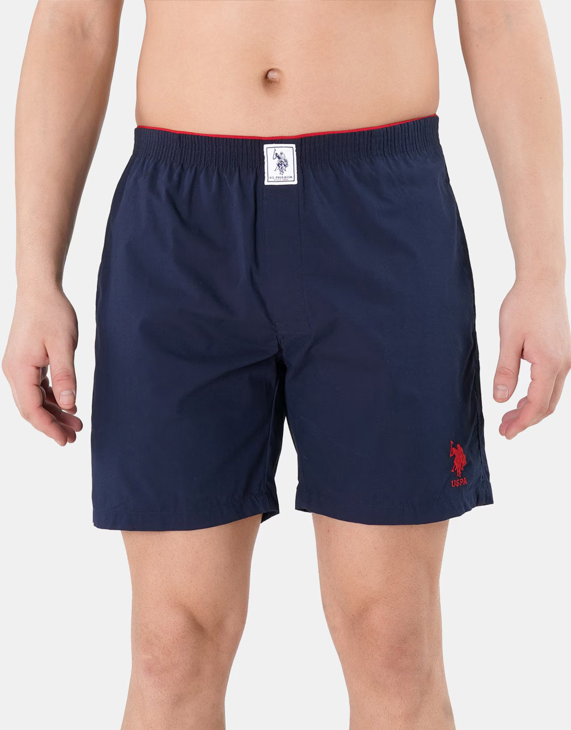 U.S. POLO ASSN. Men Dark Blue Boxer Shorts - Image 1
