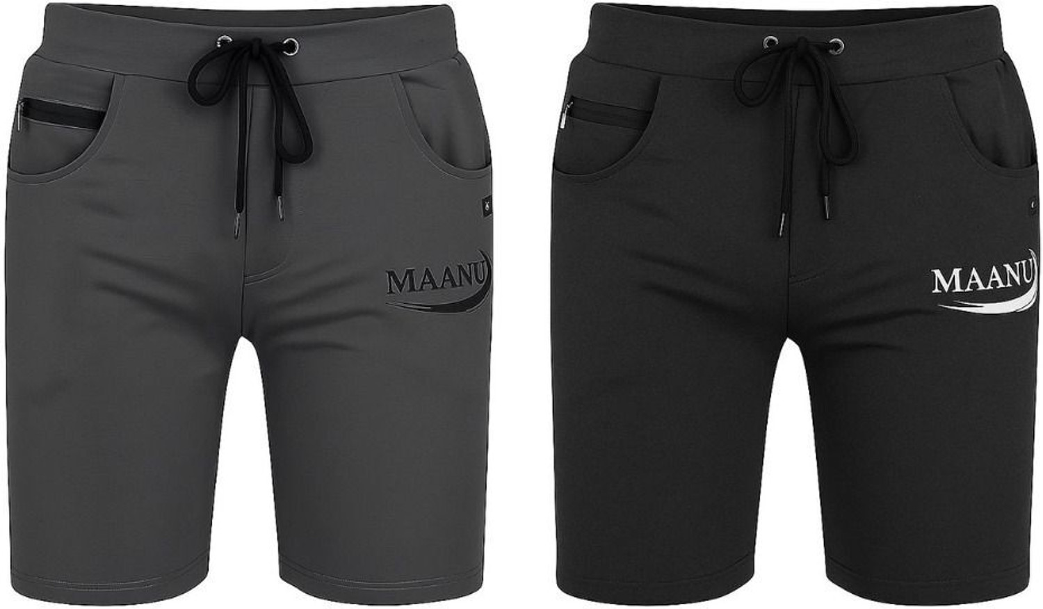 Image of FTX Pack of 2 Printed Men Multicolor Regular Shorts