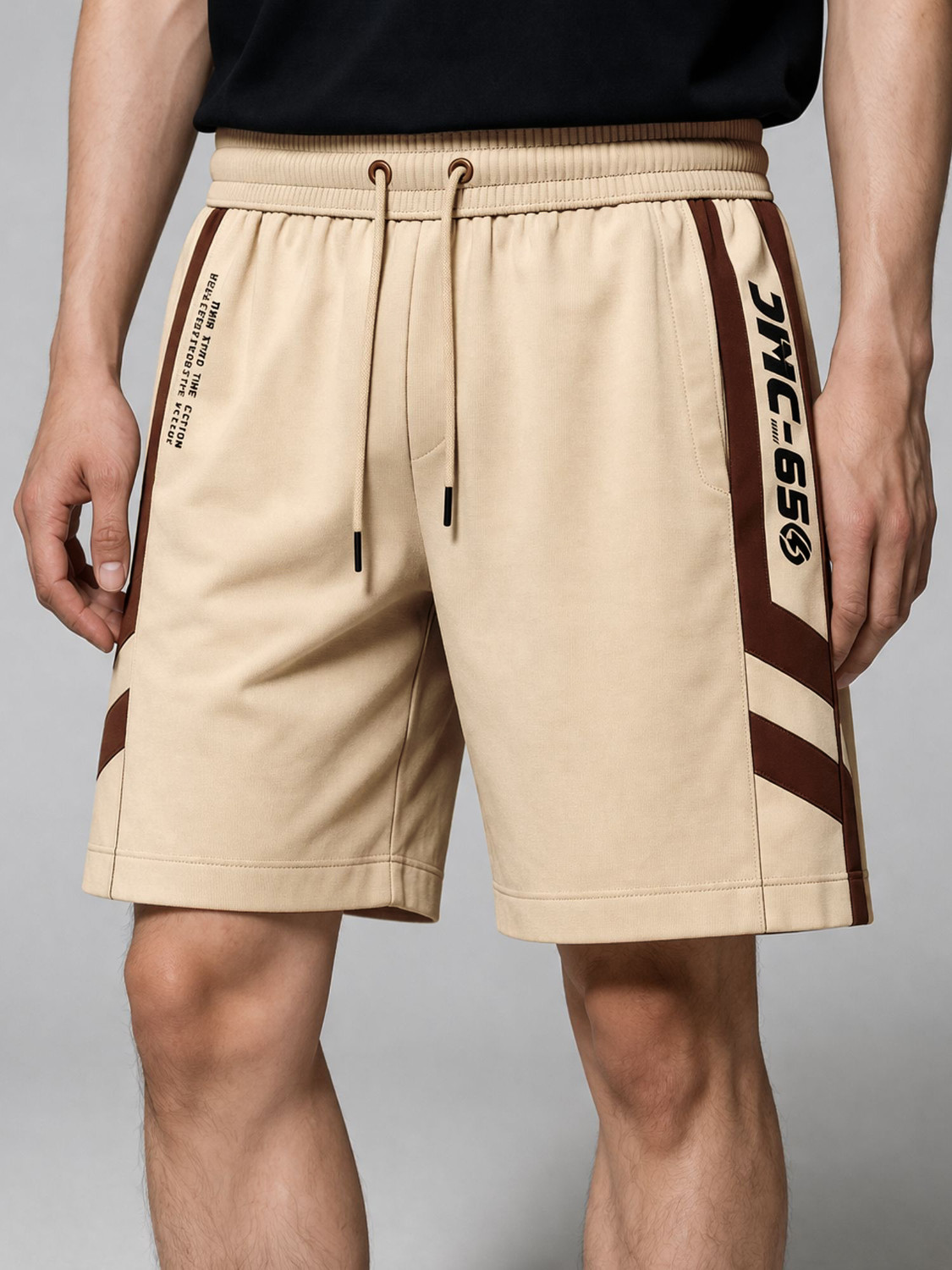 Image of Jump Cuts Pack of 2 Printed Men Multicolor Basic Shorts