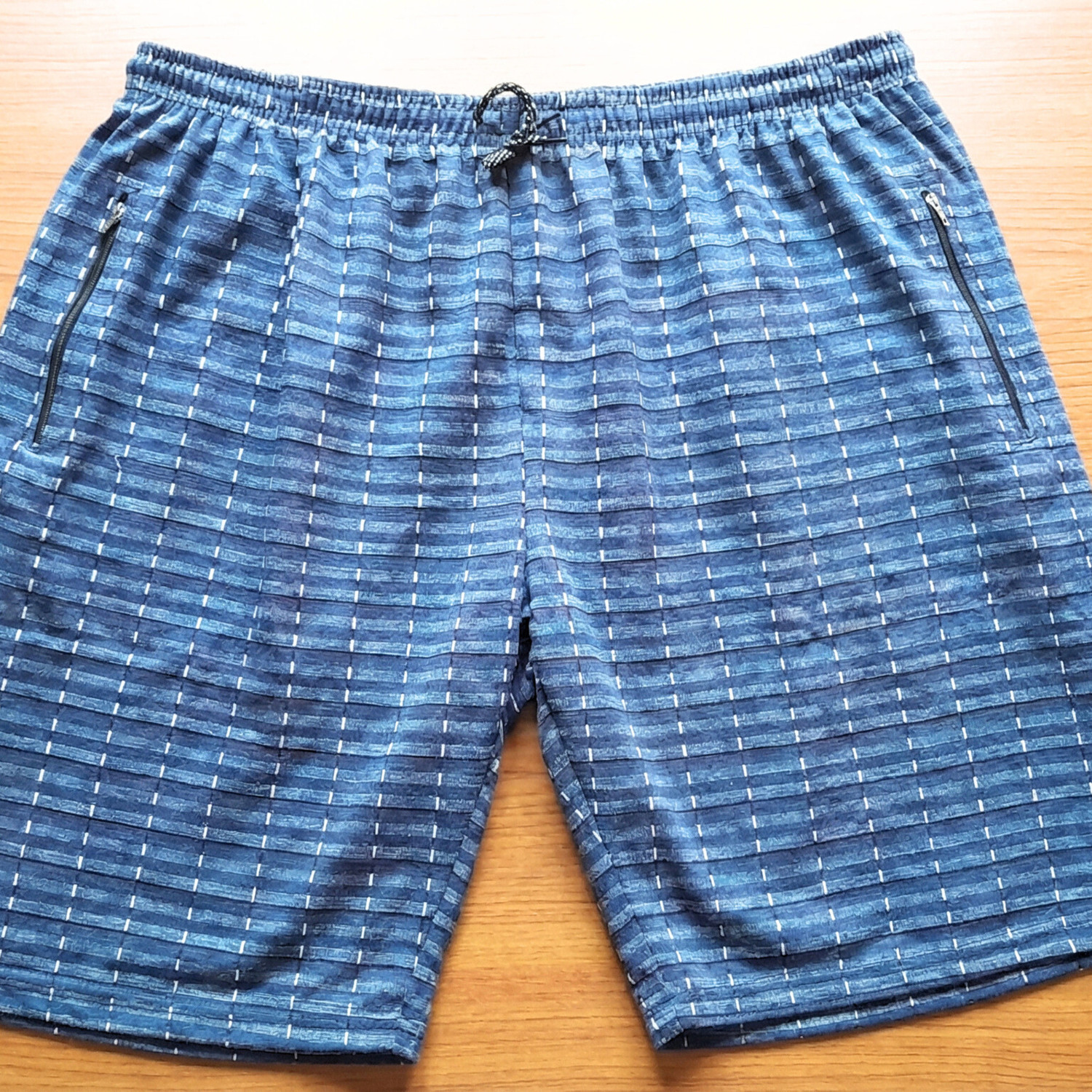Image of TL Creation Pack of 2 Solid, Checkered Men Black, Dark Blue Casual Shorts
