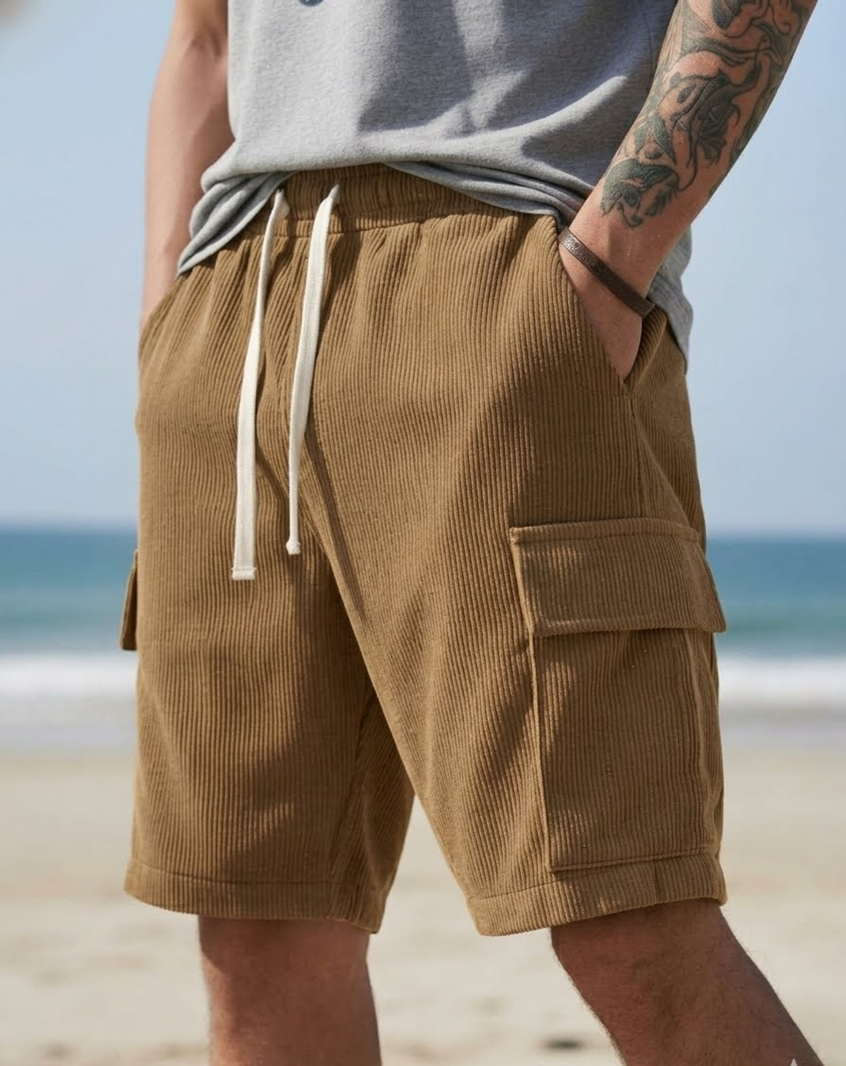 Image of AARKY CLOTHING Solid Men Dark Grey Sports Shorts