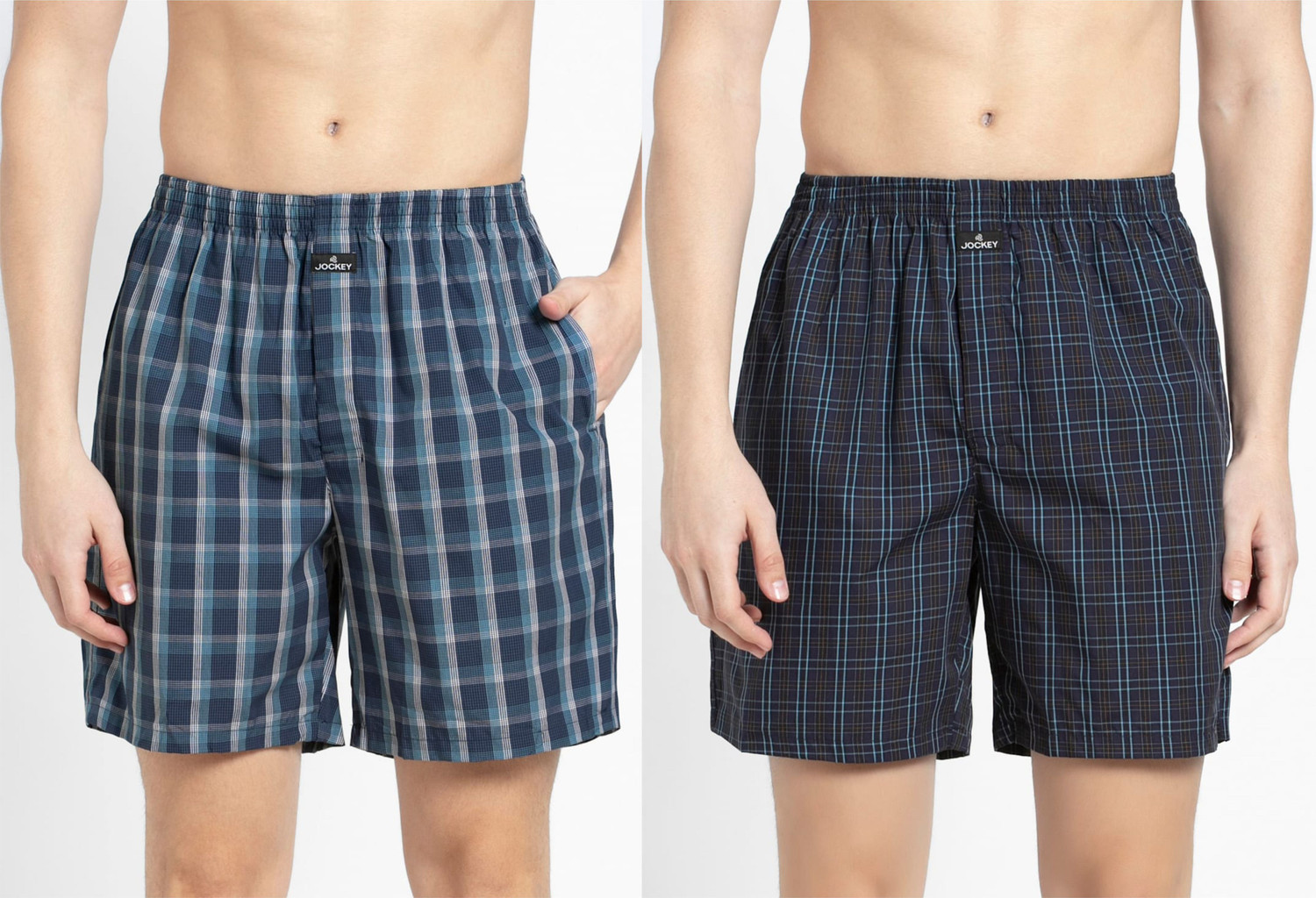Image of JOCKEY Pack of 2 Checkered Men Boxer