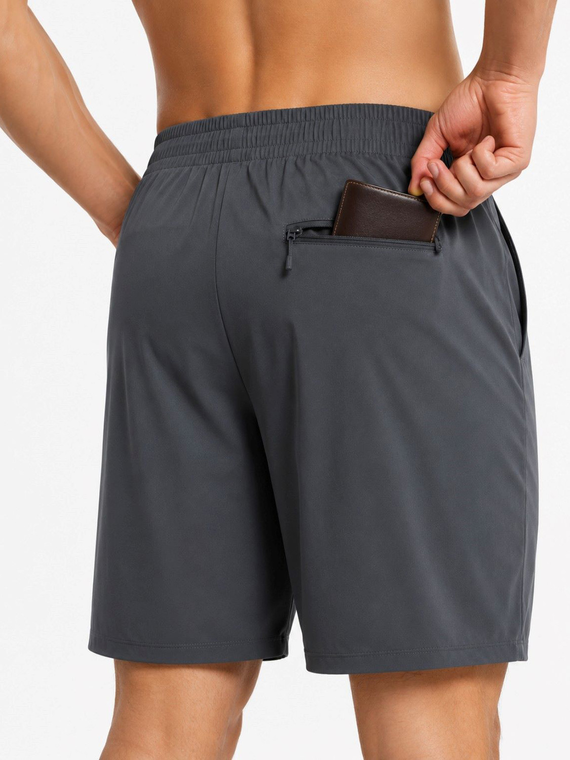 Image of Bellwit Solid Men Black Sports Shorts