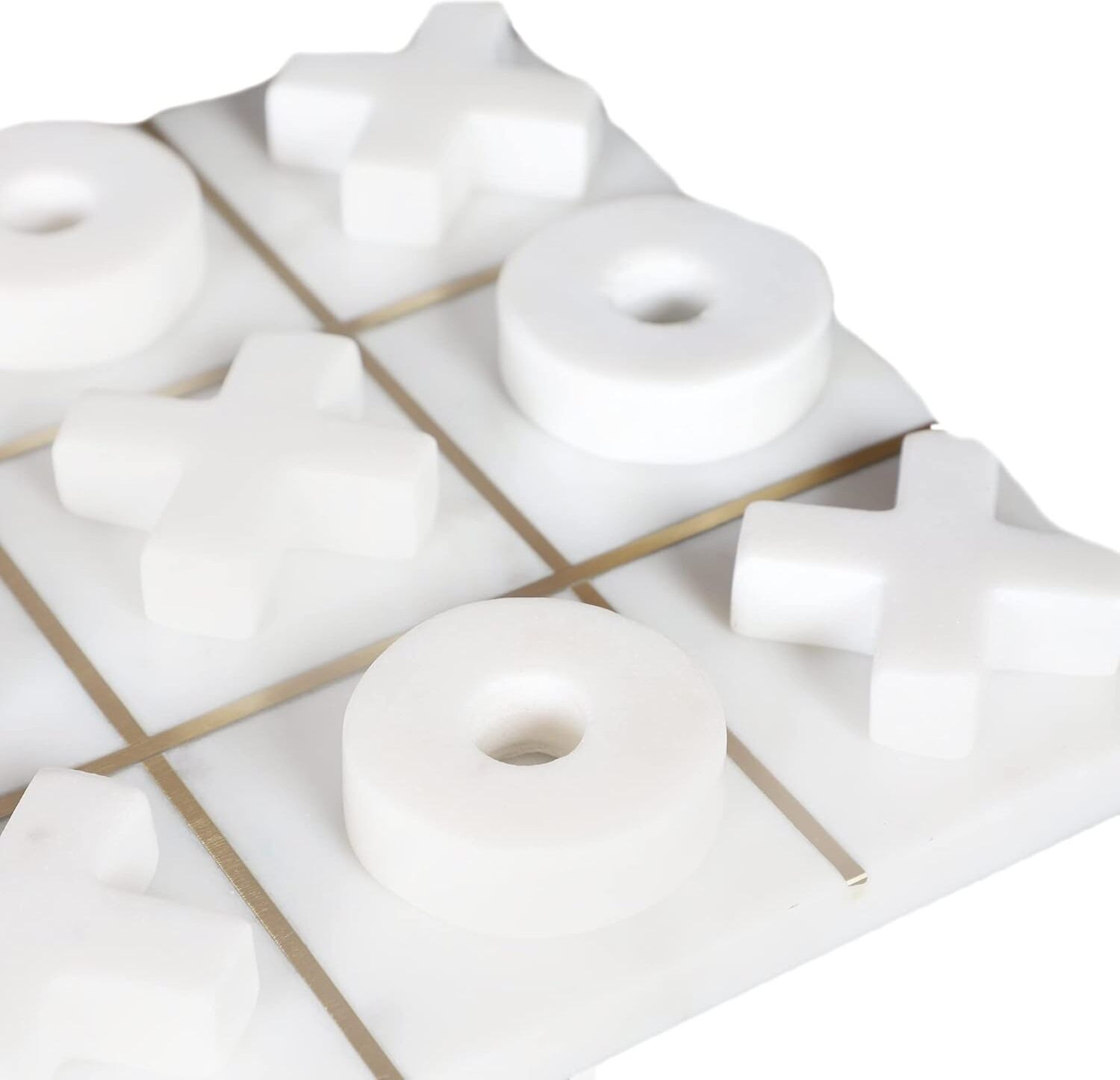 Image of klydo MARBLE TIC TAC TOE CROSS & KNOTS Gaming Accessory Kit (White, For Steam Deck)