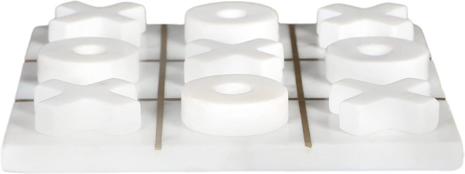 Image of klydo MARBLE TIC TAC TOE CROSS & KNOTS Gaming Accessory Kit (White, For Steam Deck)