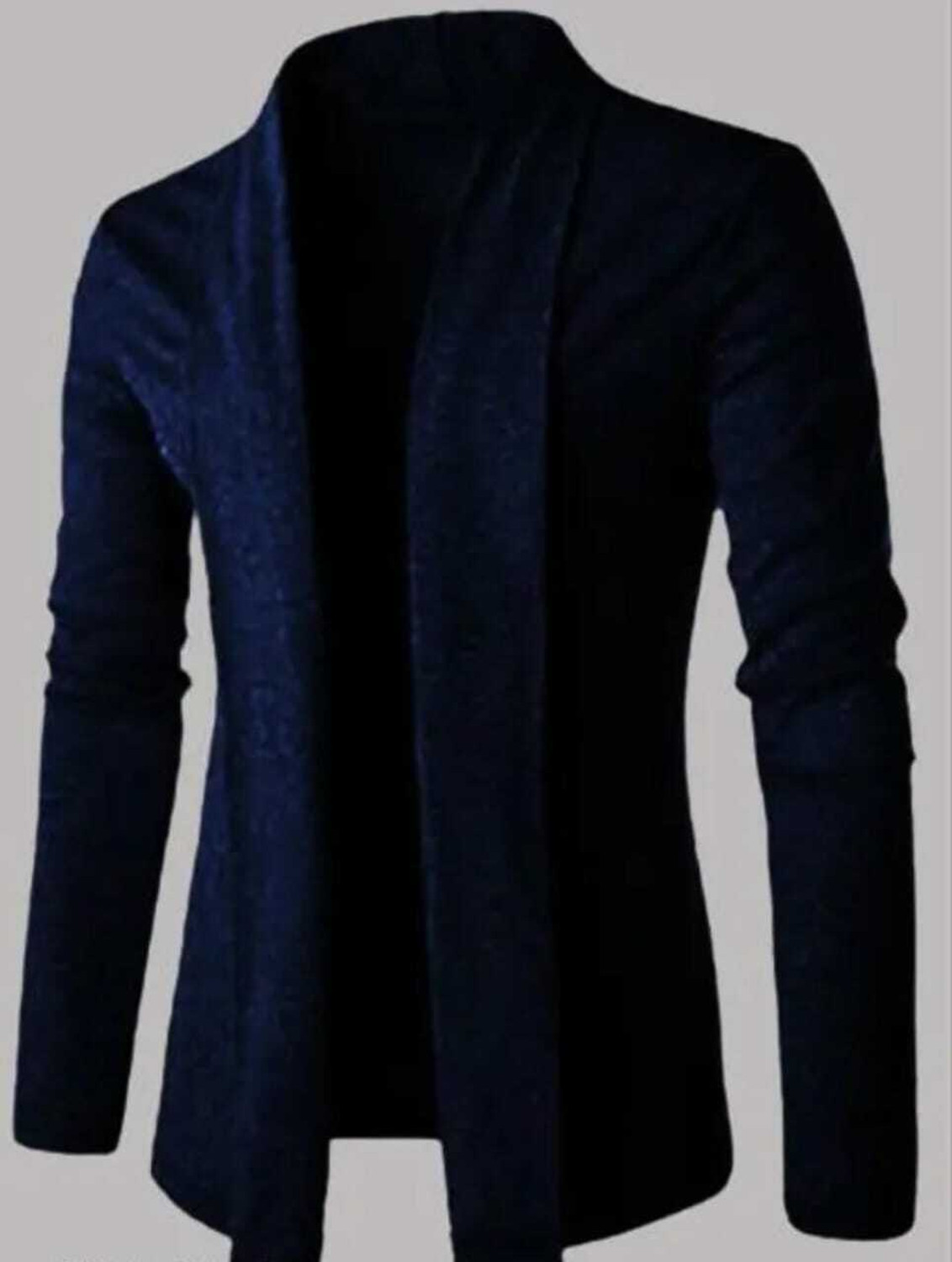 Image of ERAGON FASHION Men Full Sleeve Blue Shrug
