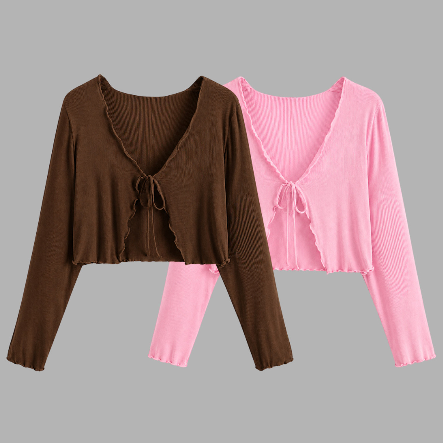 Image of Sera Women Longline Full Sleeve Black Shrug