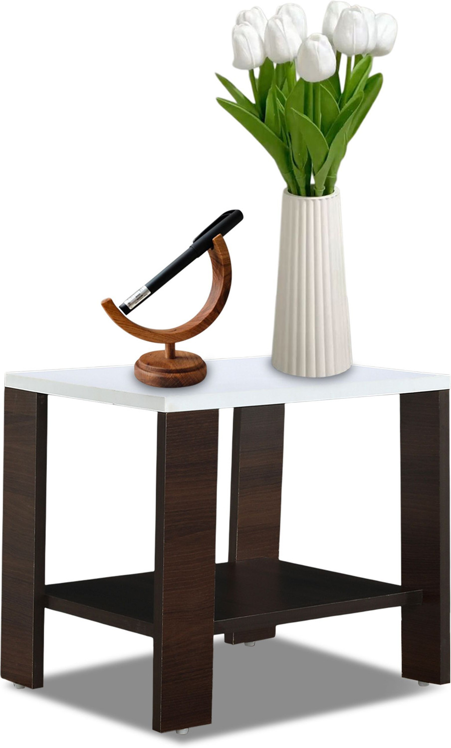 Image of Studio Kook Sez Sofamate Left Engineered Wood Side Table (Finish Color - Sleeperwood, Pre-assembled)