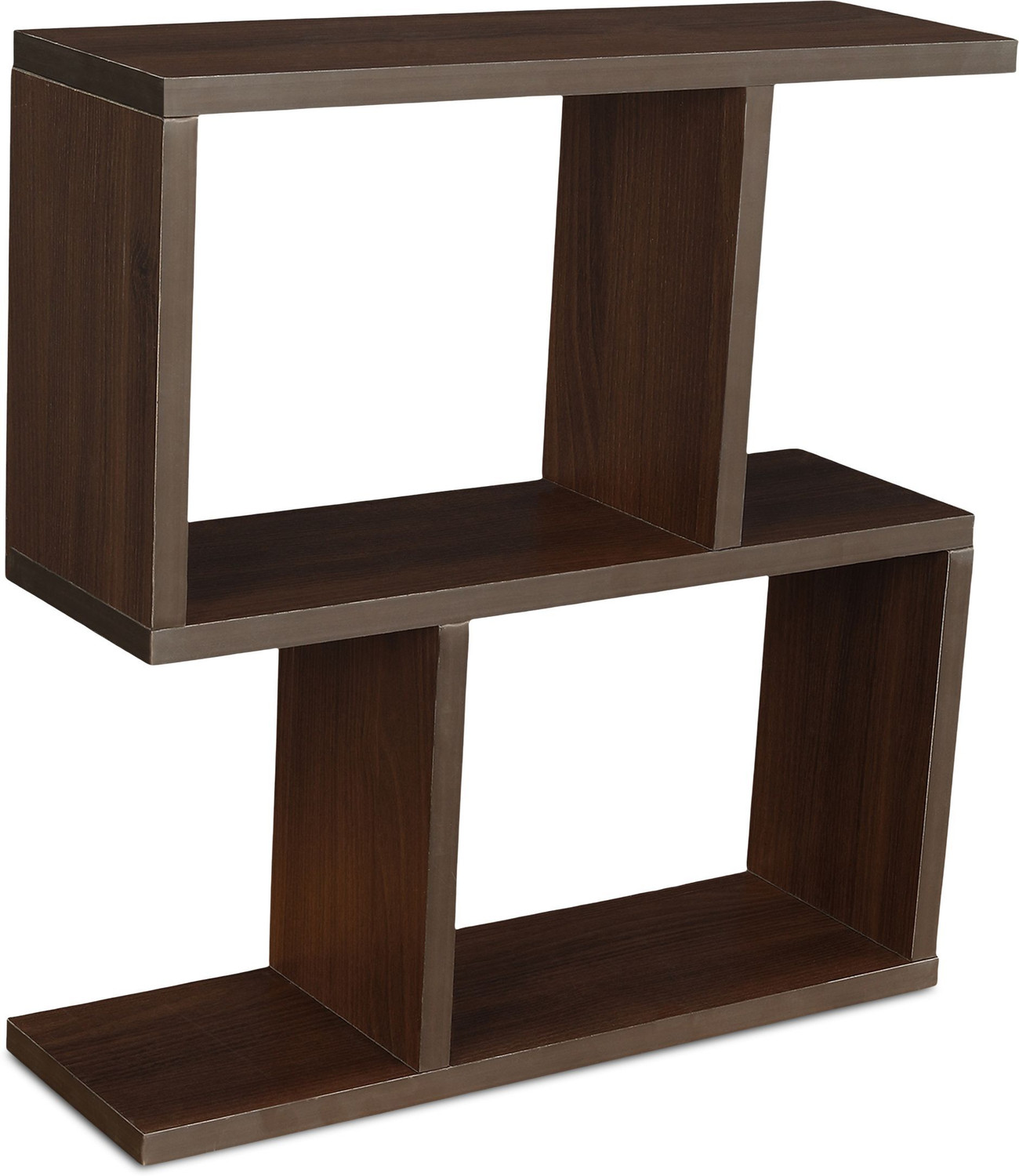 Image of Shivi Aanaya Enterprises ST02(White) Engineered Wood Bedside Table (Finish Color - BROWN, DIY(Do-It-Yourself))