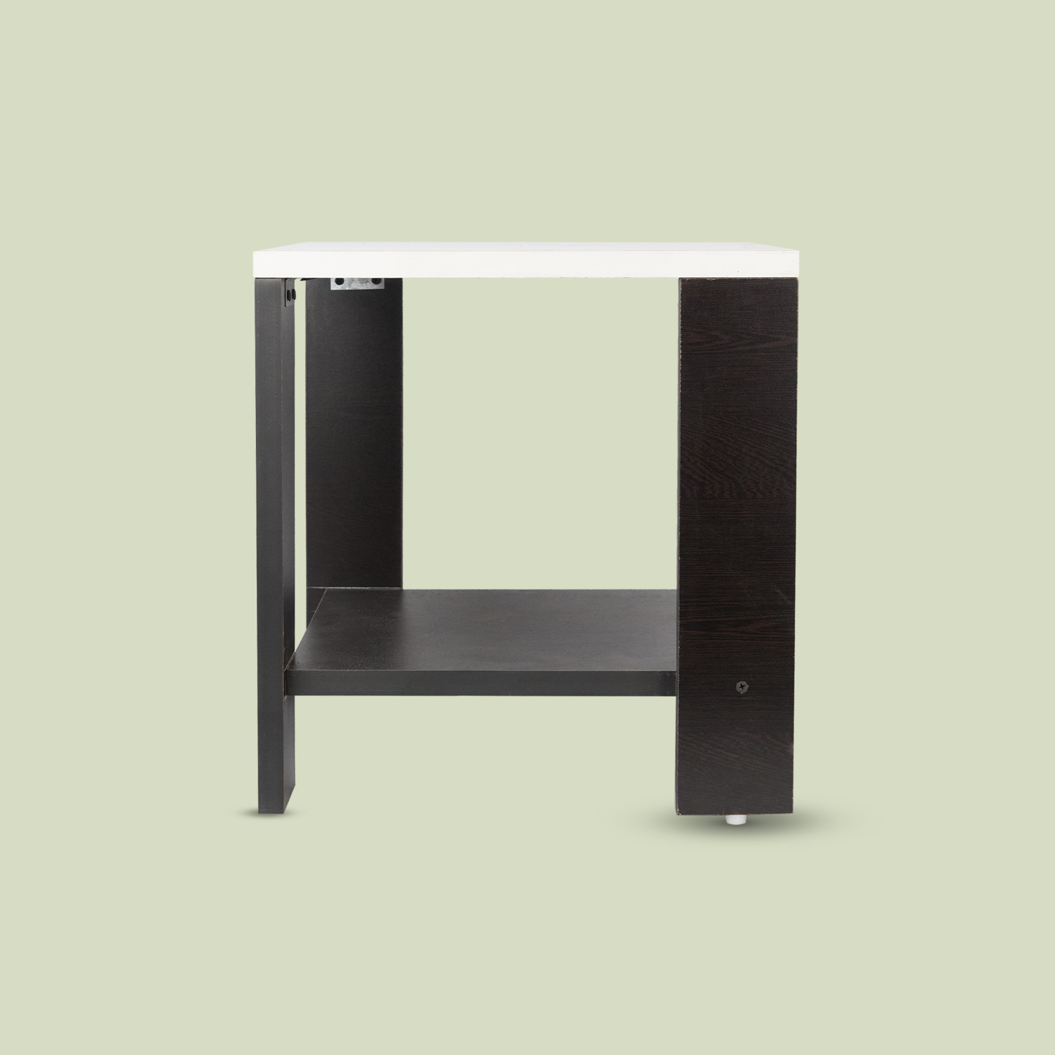 Image of SerchforMerch Engineered Wood Bedside Table (Finish Color - Black & Yellow Deco Paint Finishing, DIY(Do-It-Yourself))