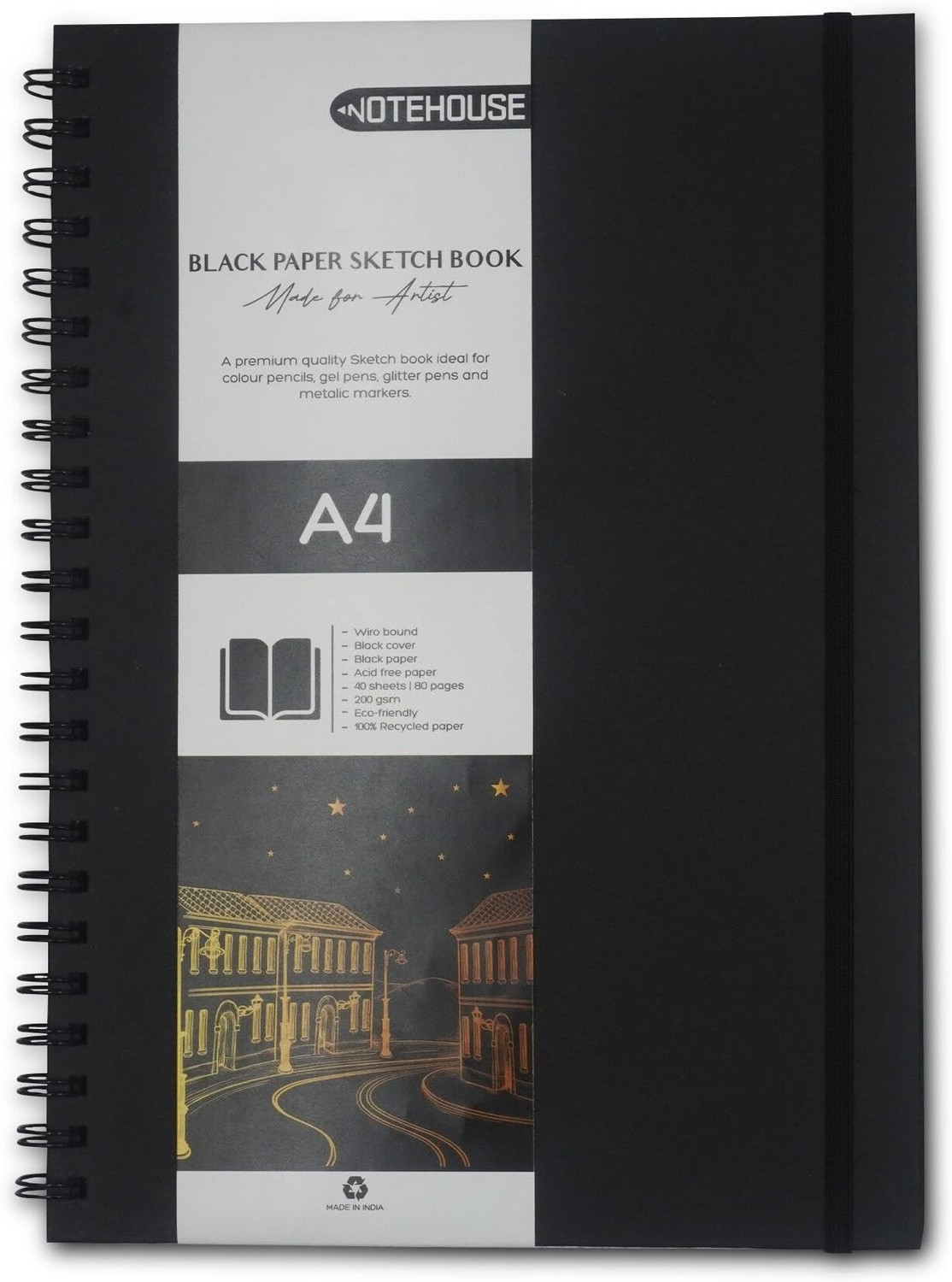 Image of DEALZY A5 Sketch Book 1 pc Sketch Pad (50 Sheets)