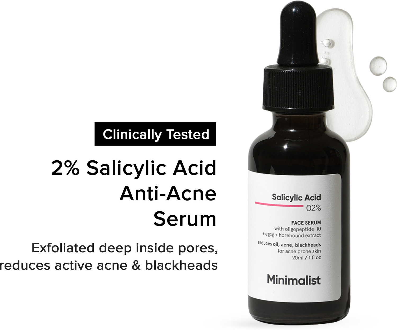 Minimalist 2% Salicylic Acid Face Serum 20 ml - Image 1