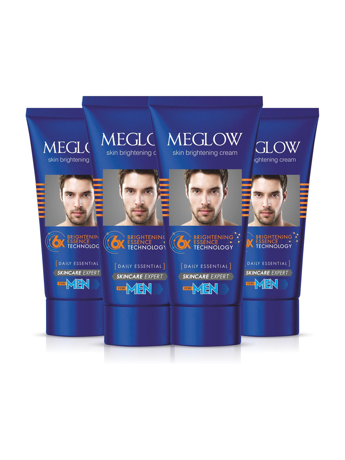 Image of meglow Skin Brightening Cream, Glycolic & Kojic Acid, Dark Spot Removal Pack of 7 (105 g)