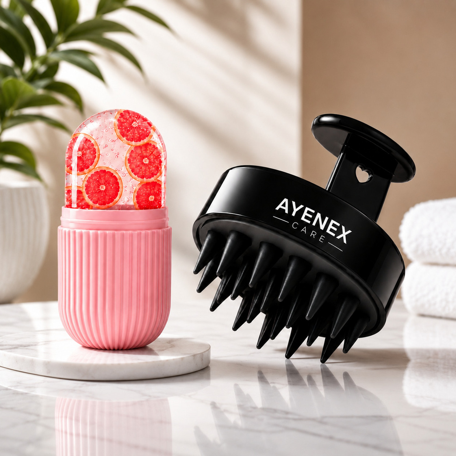 AYENEX CARE Ice Roller & Scalp Massager Combo (100ml) - Image 1
