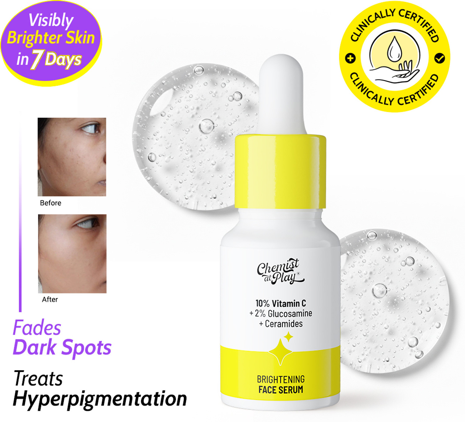 Chemist at Play 10% Vitamin C Serum 10ml - Image 1