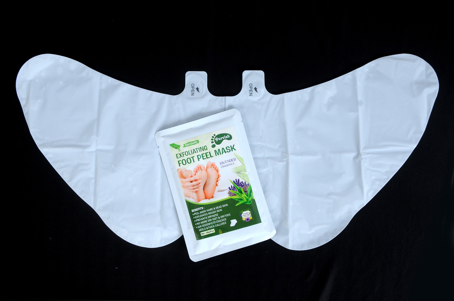 Image of purvish Feet Dead Skin Remover Mask | Deep Exfoliation | Natural Feet Peeling Mask (800 g)