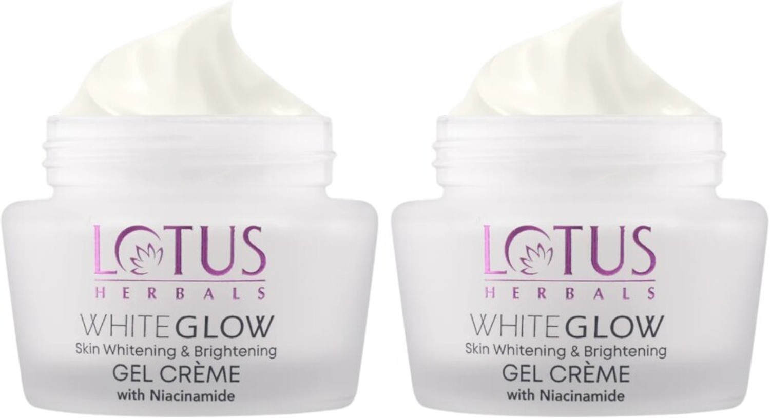 Image of LOTUS HERBALS Whiteglow Skin Whitening & Brightening Gel Creme (pack of 2) (120 g)